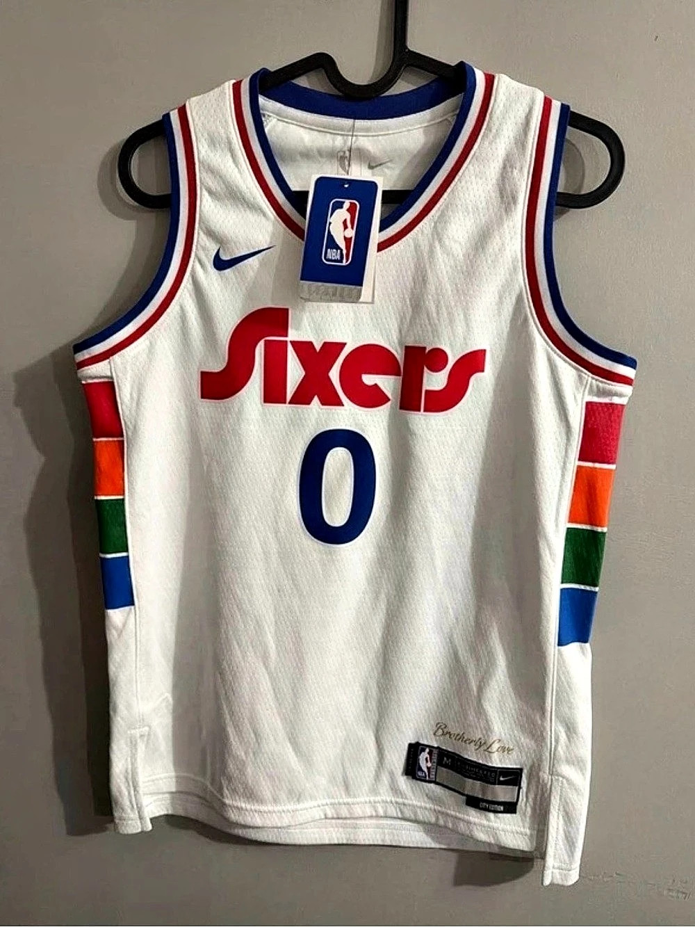 Nike Tyrese Maxey City Edition Jersey NBA City Edition Jersey Size Medium NWT